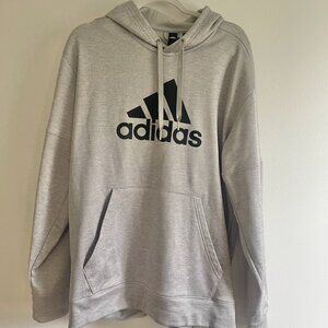 Men's Gray Adidas Hoodie Size XL
